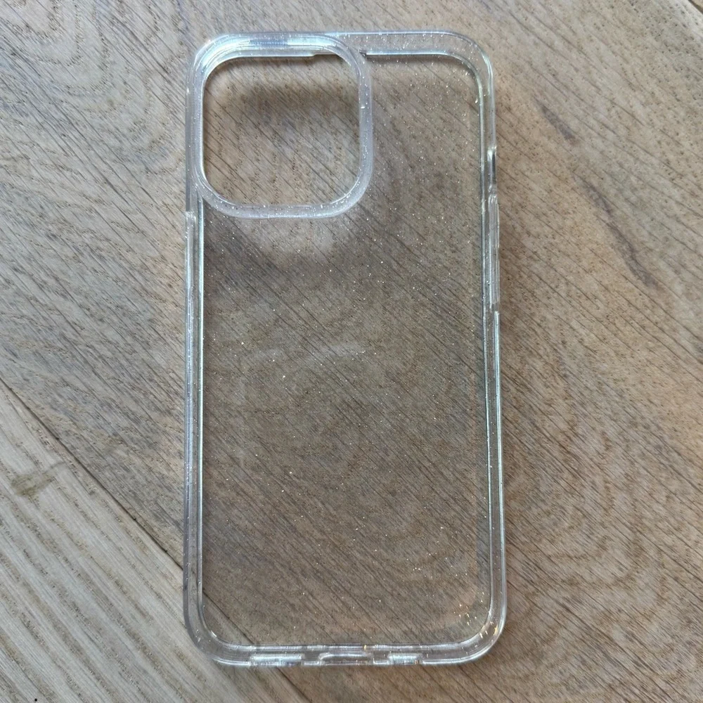 ⛱️Clear Micro Glitter iPhone 13 Pro Case